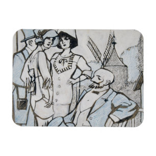 Magnet Flexible Juan Gris - Aux cours des Longchamps