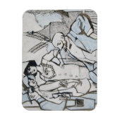 Magnet Flexible Juan Gris - Aux cours des Longchamps (Vertical)
