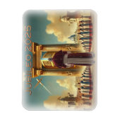 Magnet Flexible Jubileo 2025 Vaticano, recuerdo viaje idea regalo. (Vertical)