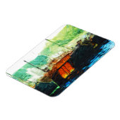 Magnet Flexible Junk chinoise dans le port de Hong Kong Abstrait (Côté Gauche)