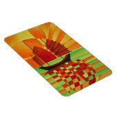 Magnet Flexible Junk on Sea of Green Cubist Abstrait (Côté Droit)