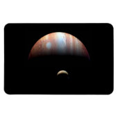 Magnet Flexible Jupiter Géant Gaz Planète & Io Galilée Lune (Horizontal)
