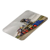 Magnet Flexible Jupiter Locomotive à vapeur (Côté Gauche)