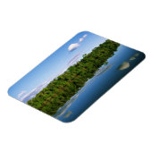Magnet Flexible Juruena, Brésil. Rive boisée de la rivière reflété (Côté Gauche)