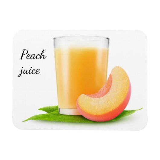 Magnet Flexible Jus de pêche (Horizontal)