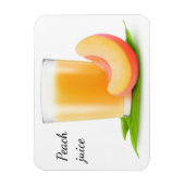 Magnet Flexible Jus de pêche (Vertical)