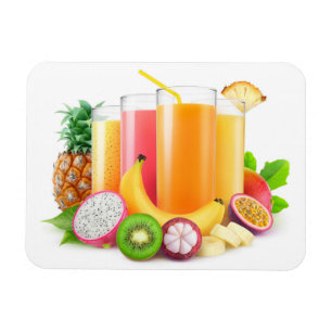 Magnet Flexible Jus tropicaux frais
