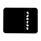 Magnet Flexible Just Little Boo Créatif Décontracté (Horizontal)