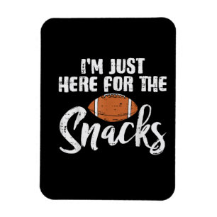 Magnet Flexible Juste ici pour les snacks de football américain dr