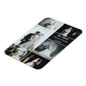 Magnet Flexible Juste marié 6 photo Mariage Collage (Côté Gauche)