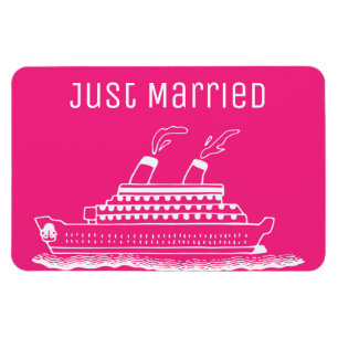 Magnet Flexible Juste marié Lune de miel Mariage de croisière Cabi