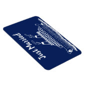 Magnet Flexible Juste Marié Mariage Lune de miel Croisière Cabine (Côté Droit)