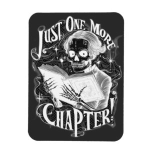 Magnet Flexible Juste un autre chapitre Skeleton Reader amusant