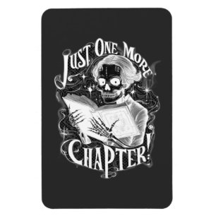 Magnet Flexible Juste un autre chapitre Skeleton Reader amusant