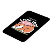 Magnet Flexible Juste un Shiba allongé bas : mignonne conception S (Côté Gauche)