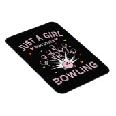 Magnet Flexible Juste Une Fille Qui Aime Le Bowling (Côté Droit)