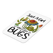 Magnet Flexible Juste une fille qui aime les insectes (Côté Gauche)