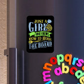 Magnet Flexible Juste une fille qui sait comment travailler le con