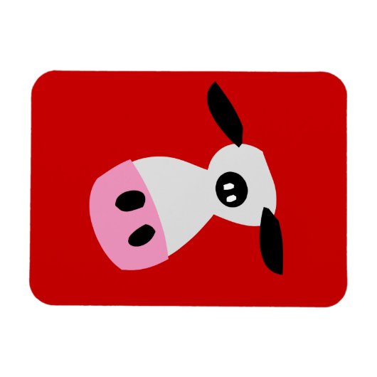 Magnet Flexible Juste une vache (Horizontal)