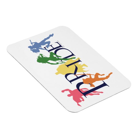 Magnet Flexible Justice League Pride Character Silhouettes (Côté Droit)