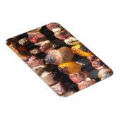Magnet Flexible Kabobs brochés sur barbecue Grill (Côté Droit)