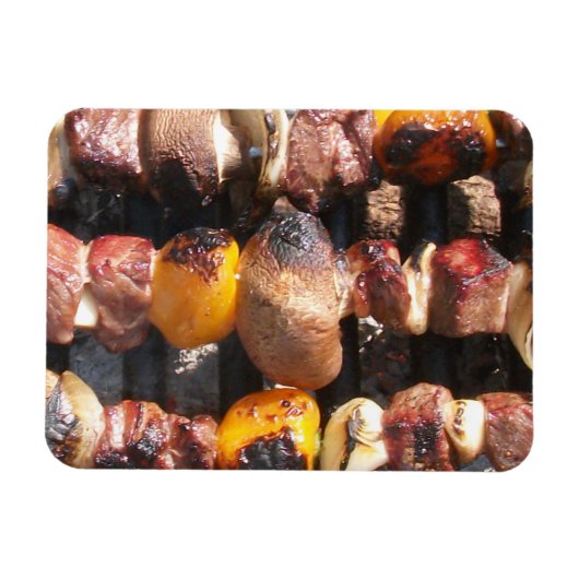 Magnet Flexible Kabobs brochés sur barbecue Grill (Horizontal)