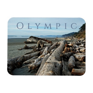 Magnet Flexible Kalaloch Beach Driftwood, Parc National Olympique