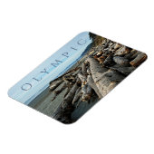 Magnet Flexible Kalaloch Beach Driftwood, Parc National Olympique (Côté Gauche)