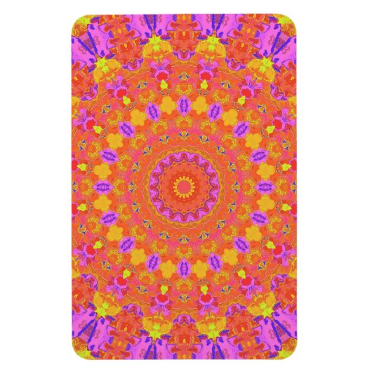 Magnet Flexible Kaleidoscope Abstrait psychédélique coloré (Vertical)