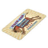 Magnet Flexible Kamala Harris Président 2024 Démocrate Donkey (Côté Gauche)