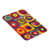 Magnet Flexible Kandinsky Carrés avec Cercles Concentriques, (Côté Droit)