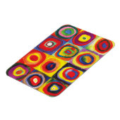 Magnet Flexible Kandinsky Carrés avec Cercles Concentriques, (Côté Gauche)