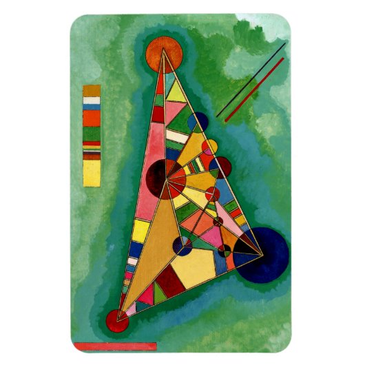 Magnet Flexible Kandinsky - Triangle multicolore (Vertical)