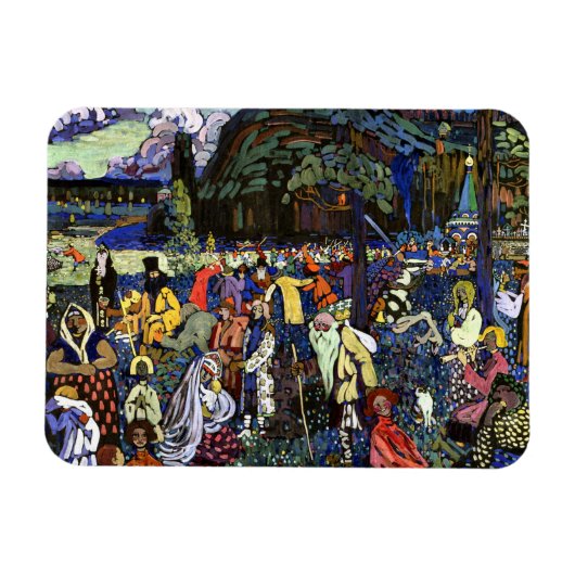 Magnet Flexible Kandinsky - Vie colorée (Horizontal)