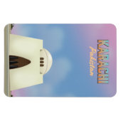 Magnet Flexible Karachi Pakistan travel poster (Horizontal)