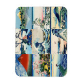 Magnet Flexible Katsushika Hokusai - 36 Vues de la sélection du Mo (Vertical)