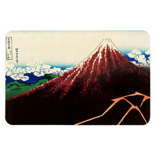 Magnet Flexible Katsushika Hokusai - Éclairages sous le sommet