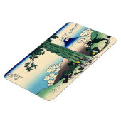 Magnet Flexible Katsushika Hokusai - Passe Mishima à Kai (Côté Gauche)