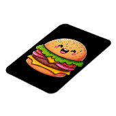 Magnet Flexible Kawaii Burger Delight (Côté Gauche)