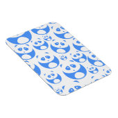 Magnet Flexible Kawaii Panda bébé bleu et blanc modèle (Côté Droit)