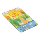 Magnet Flexible Kayak Sunrise avec Phoques Happy Place (Côté Droit)