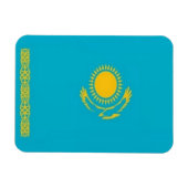 Magnet Flexible Kazakhstan - Drapeau - (Horizontal)
