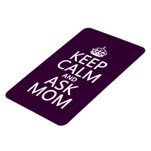 Magnet Flexible Keep Calm and Ask Mama (Côté Gauche)