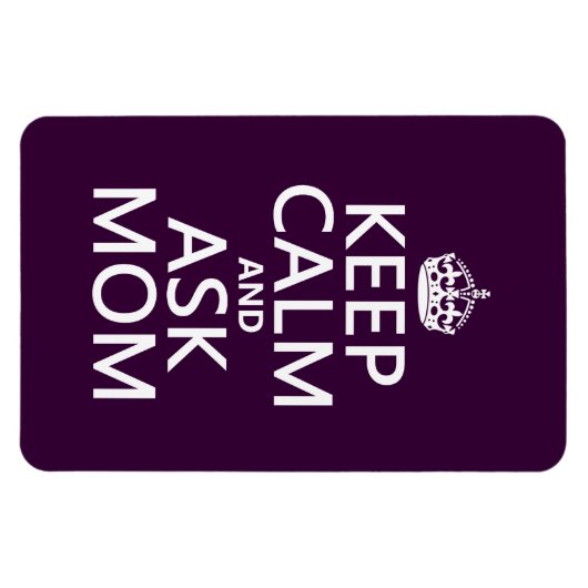 Magnet Flexible Keep Calm and Ask Mama (Horizontal)