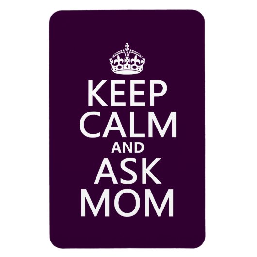Magnet Flexible Keep Calm and Ask Mama (Vertical)
