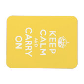 Magnet Flexible keep calm and carry on original (Horizontal)