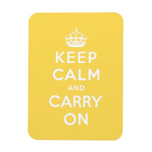 Magnet Flexible keep calm and carry on original (Vertical)