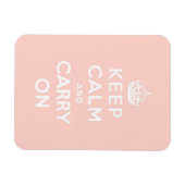 Magnet Flexible keep calm and carry on original (Horizontal)