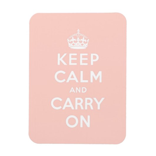 Magnet Flexible keep calm and carry on original (Vertical)