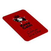 Magnet Flexible Keep Calm and Celebrate Goat Year 2027 Mg (Côté Droit)